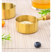 4'lü Ahşap Saplı Ölçü Kaşığı