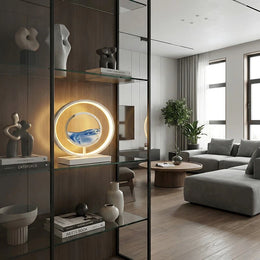 Daire Led'li Sulu Kum Saati