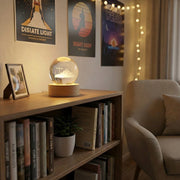 3D İstanbul (Sultanahmet Camii) Temalı Kristal Cam Küre Led Lamba