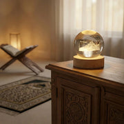 3D İstanbul (Sultanahmet Camii) Temalı Kristal Cam Küre Led Lamba