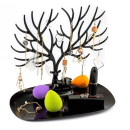 Geyik Tasarımlı Takı Standı Siyah